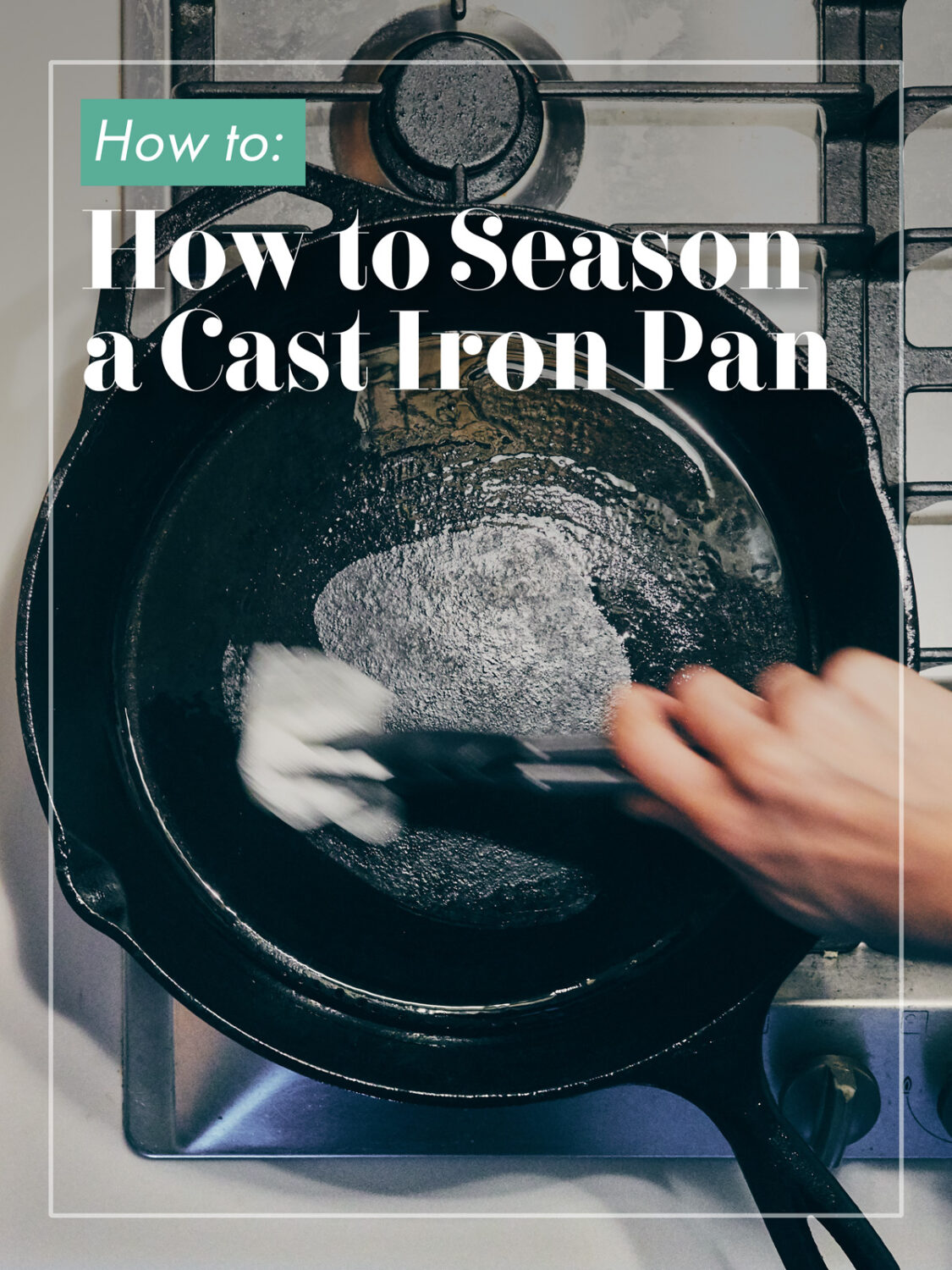 How to Season or Cure Cast Iron Fry Pans