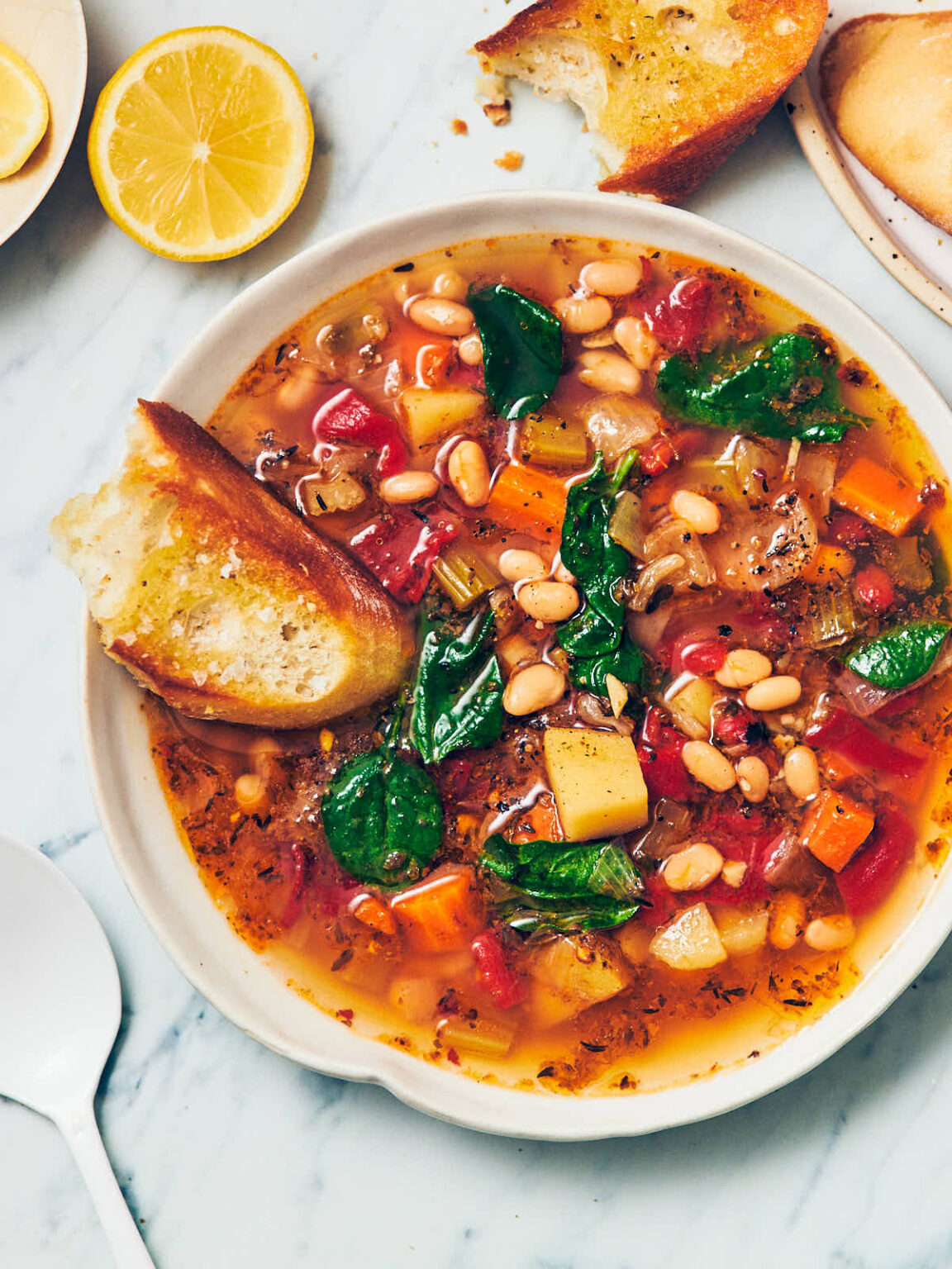 Easy Tuscan Bean Salad - Evergreen Kitchen