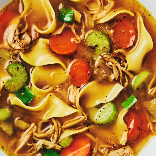 Vegan Chicken Noodle Soup - 30-Minute Recipe - Namely Marly