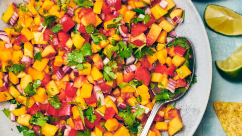 peach mango salsa