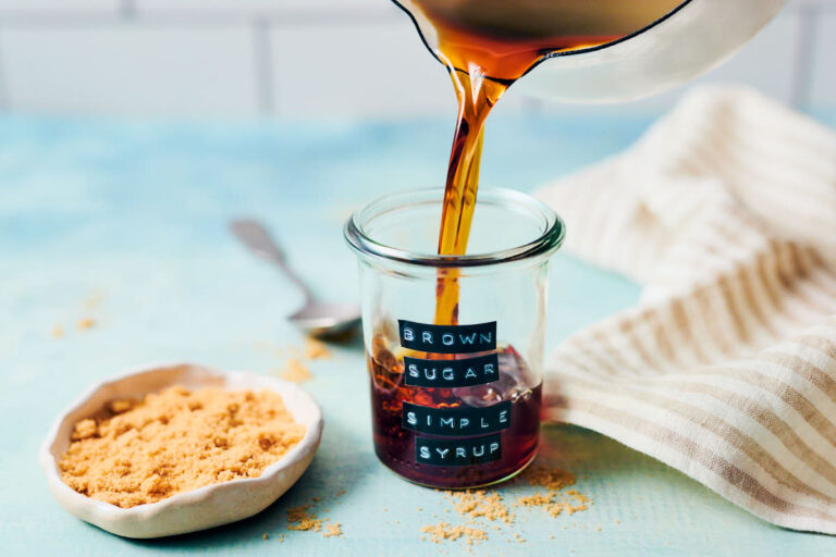 Brown Sugar Simple Syrup - Evergreen Kitchen