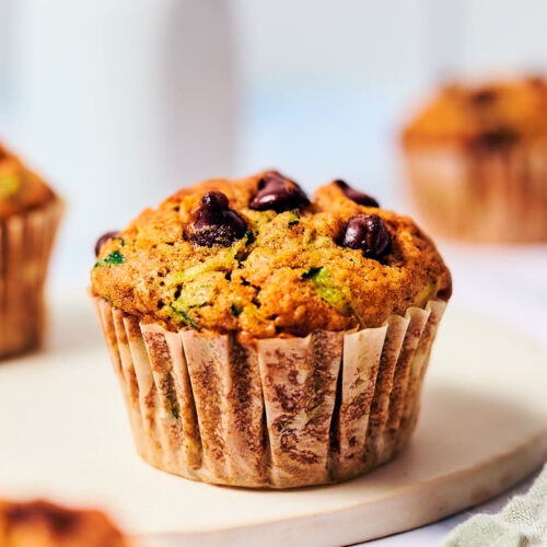 Easy Vegan Zucchini Muffins - Evergreen Kitchen