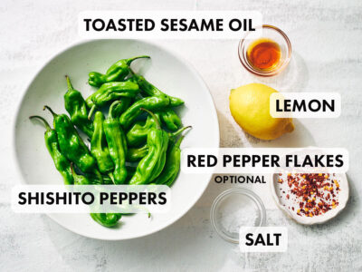 Air Fryer Shishito Peppers - Evergreen Kitchen